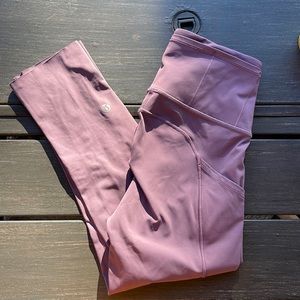 Lululemon Fast and Free High Rise Crop Leggings